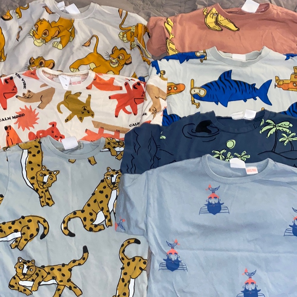ZARA Boys 3-4T bundle - 7 excellent condition summer tees!